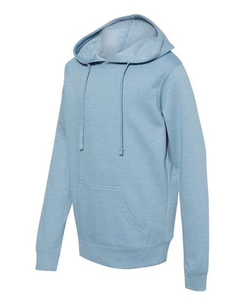 Independent Trading Co SS650 Juniors Heavenly Fleece Lightweight Hooded Sweatshirt - Misty Blue - HIT a Double