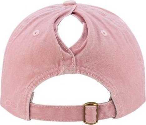 Infinity Her CASSIE Women&#39;s Pigment-Dyed Fashion Undervisor Cap - Dusty Pink/ Floral - HIT a Double - 3