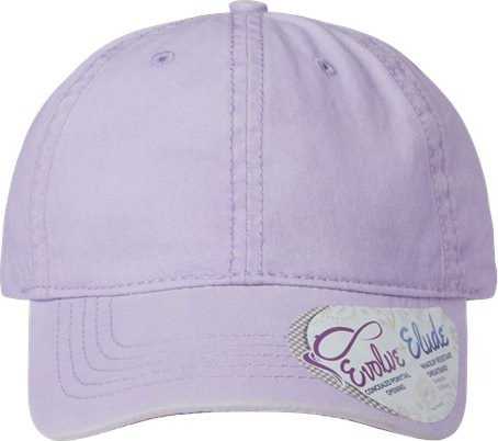 Infinity Her CASSIE Women&#39;s Pigment-Dyed Fashion Undervisor Cap - Lavender/ Stripes - HIT a Double - 1