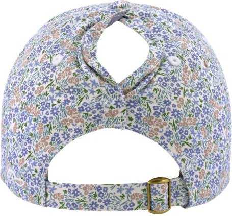 Infinity Her HATTIE Women&#39;s Garment-Washed Fashion Print Cap - Light Pink/ Floral - HIT a Double - 3