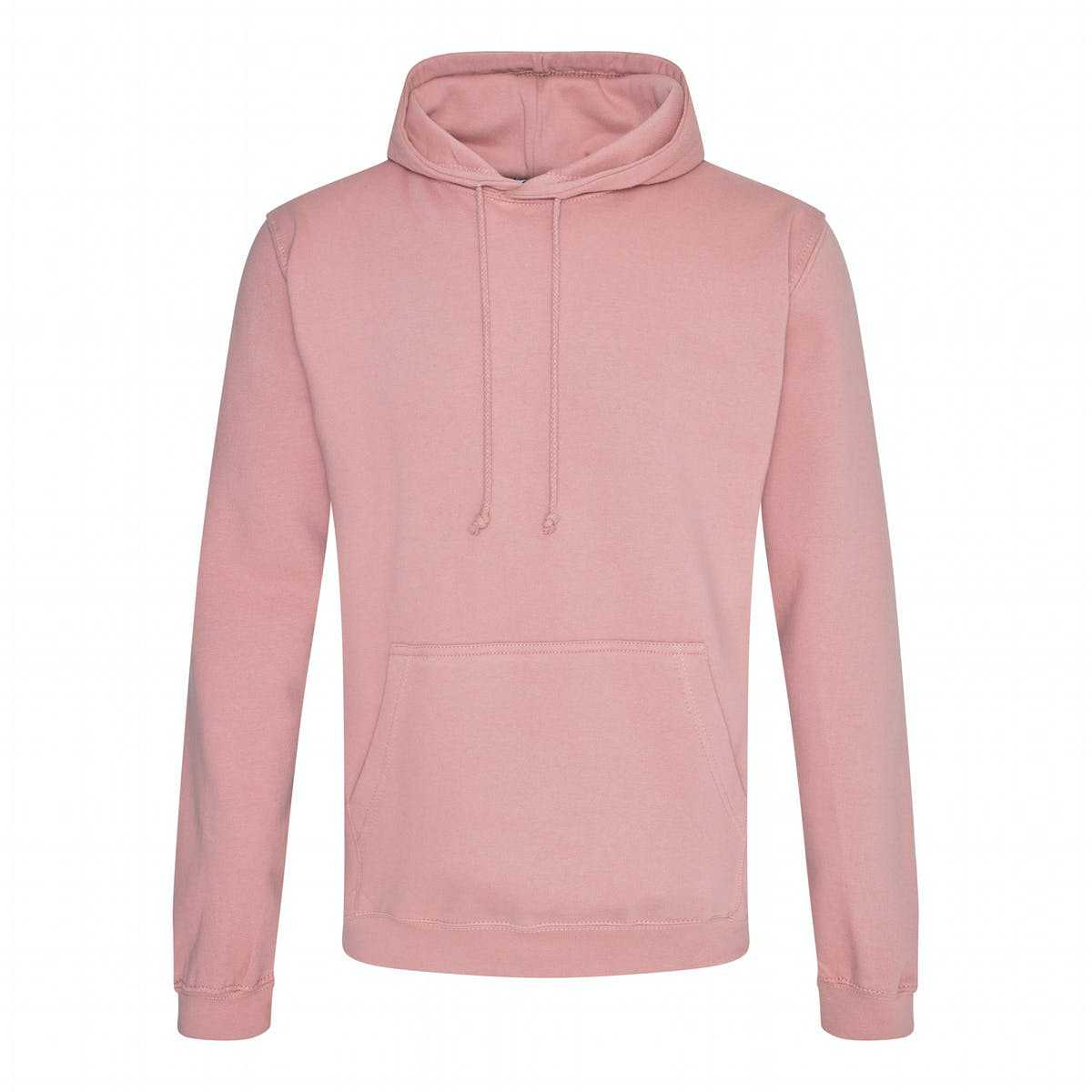Just Hoods JHA001 College Hoodie - Dusty Pink - HIT a Double