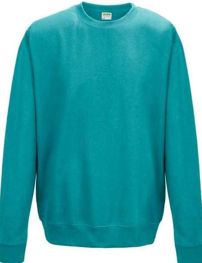 Just Hoods JHA030 College Sweat Crew Neck - Peppermint - HIT a Double