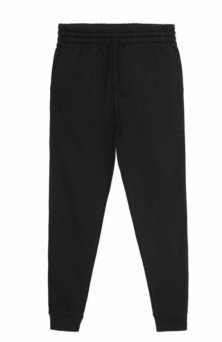Just Hoods JHA074 Tappered Track Pant - Jet Black