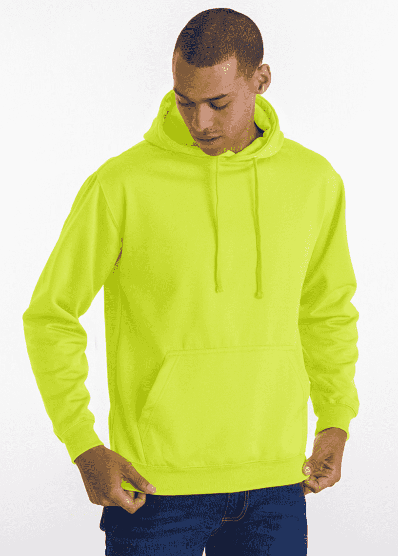 Just Hoods JHA004 Electric Hoodie - Electric Yellow - HIT a Double