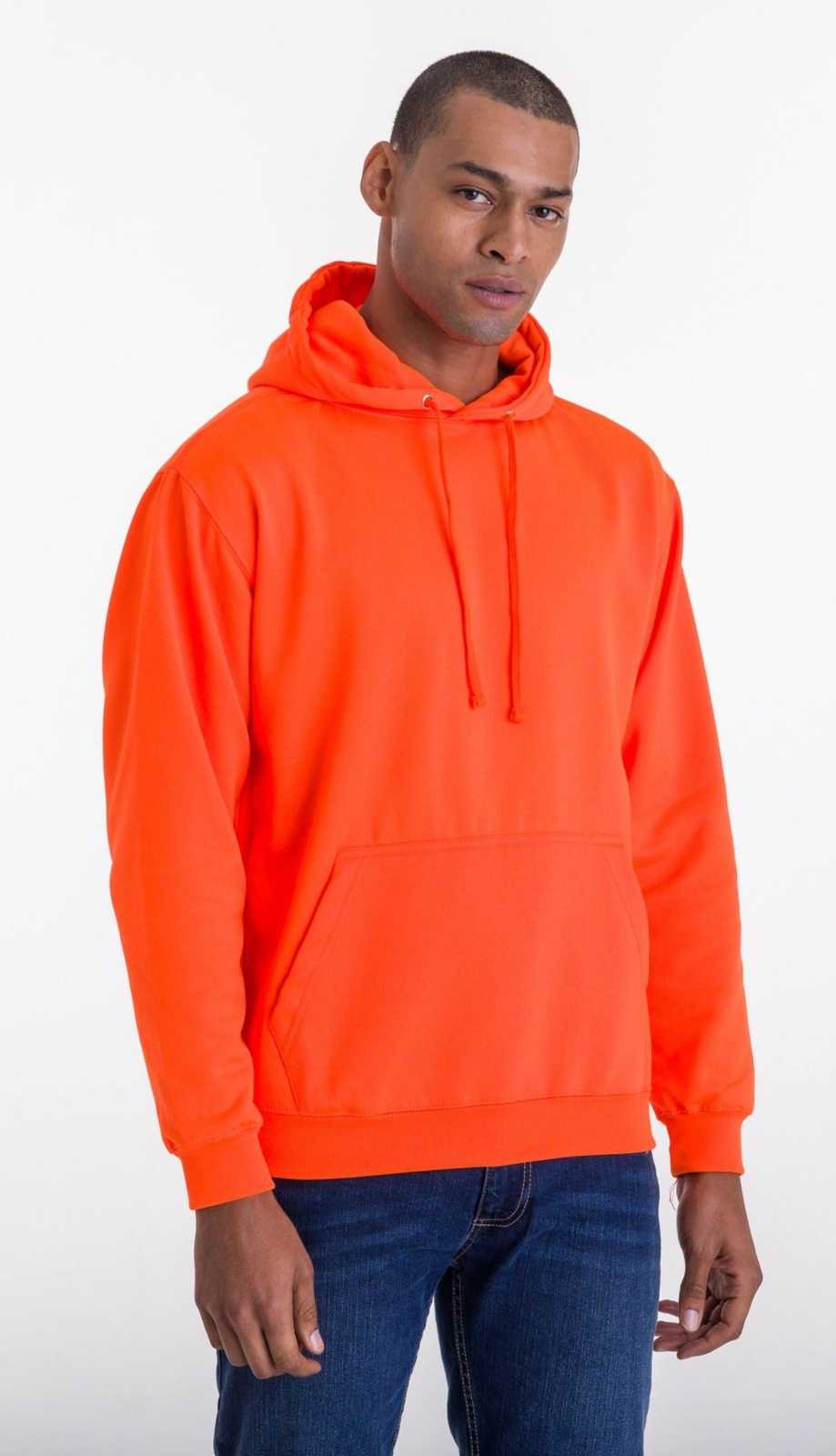 Just Hoods JHA004 Electric Hoodie - Electric Orange - HIT a Double
