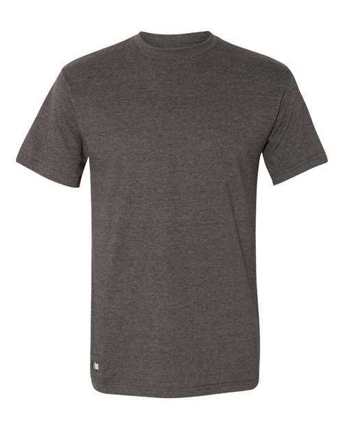 J. America 8134 Tailgate Pop Top Short Sleeve T-Shirt - Charcoal Heather - HIT a Double