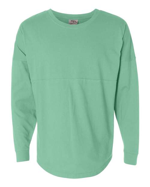 J. America 8229 Unisex Game Day Jersey Long Sleeve T-Shirt - Mint - HIT a Double