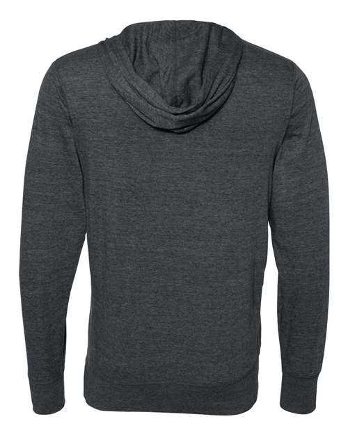 J. America 8231 Jersey Sport Lace Hooded Pullover - Charcoal Heather - HIT a Double