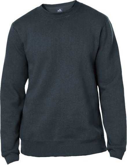 J. America 8424 Premium Fleece Crewneck Sweatshirt - Navy - HIT a Double - 1