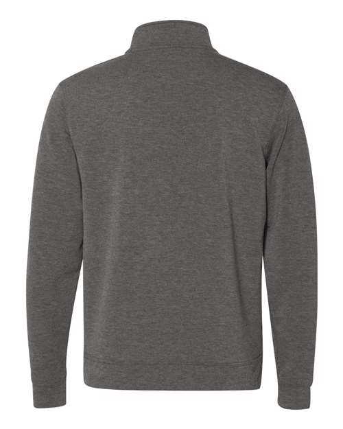 J. America 8434 Omega Stretch Quarter-Zip Pullover - Charcoal Triblend - HIT a Double