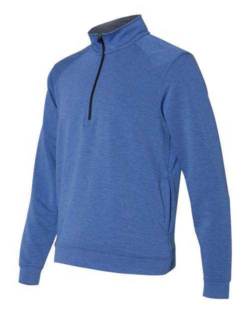 J. America 8434 Omega Stretch Quarter-Zip Pullover - Royal Triblend - HIT a Double