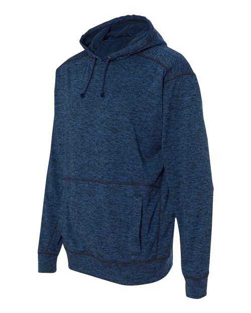 J. America 8613 Cosmic Fleece Hooded Sweatshirt - Royal Fleck - HIT a Double