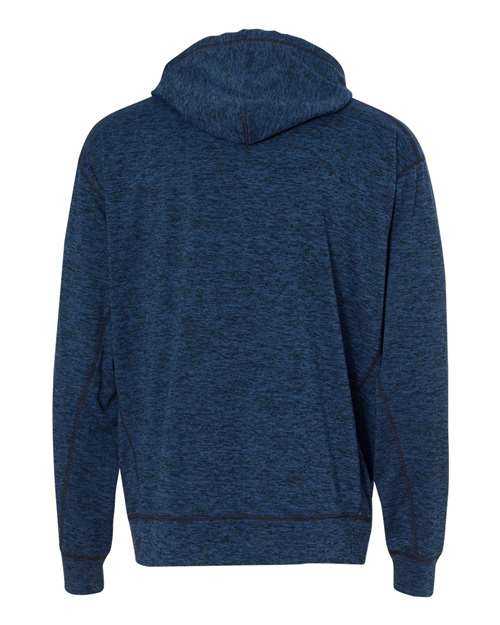 J. America 8613 Cosmic Fleece Hooded Sweatshirt - Royal Fleck - HIT a Double