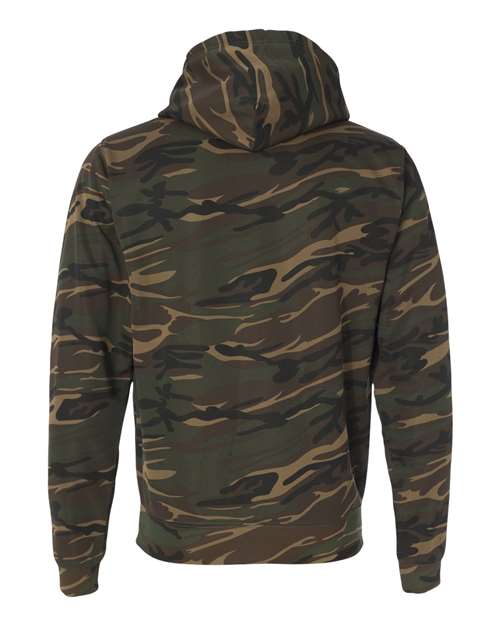J. America 8615 Polyester Tailgate Hooded Sweatshirt - Camo - HIT a Double