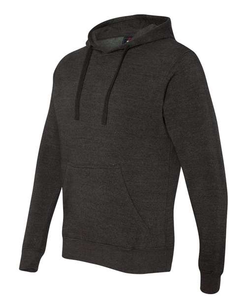 J. America 8620 Cloud Fleece Hooded Sweatshirt - Charcoal Heather - HIT a Double
