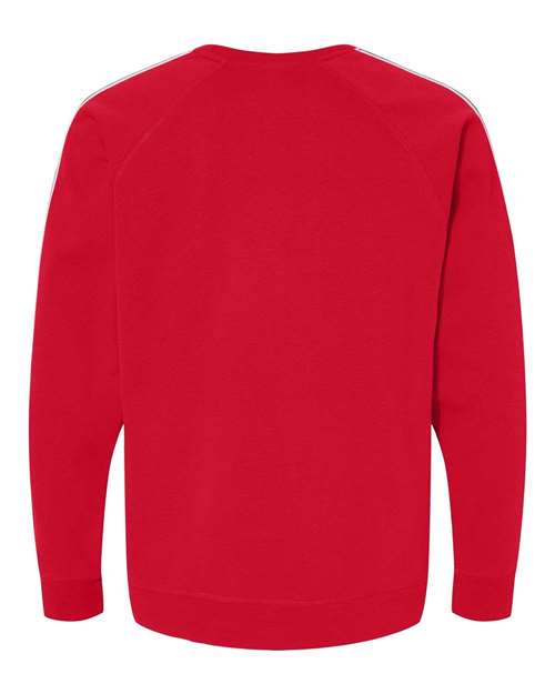 J. America 8641 Rival Fleece Crewneck Sweatshirt - Red - HIT a Double