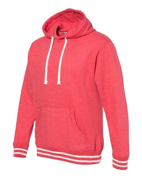 J. America 8649 Relay Fleece Hooded Sweatshirt - Red - HIT a Double