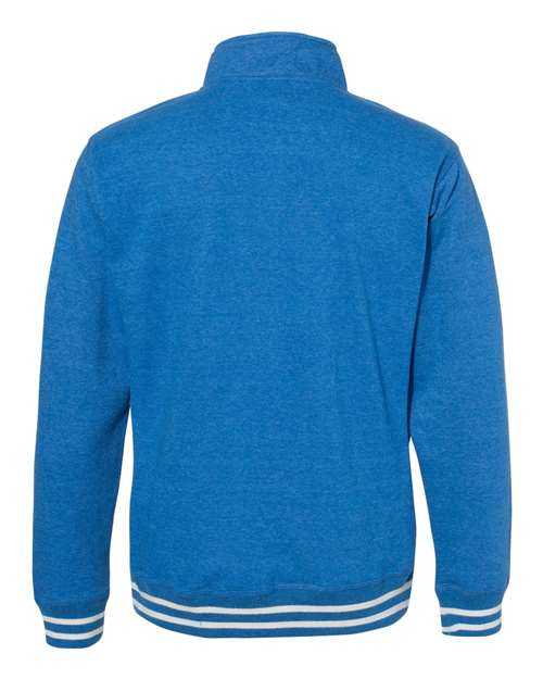 J. America 8650 Relay Fleece Quarter-Zip Sweatshirt - Royal - HIT a Double