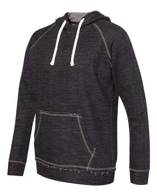 J. America 8695 Shore French Terry Hooded Pullover - Charcoal - HIT a Double