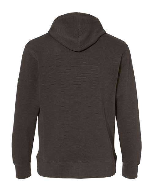 J. America 8706 Ripple Fleece Hooded Sweatshirt - Black - HIT a Double
