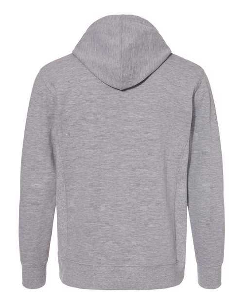 J. America 8706 Ripple Fleece Hooded Sweatshirt - Oxford - HIT a Double