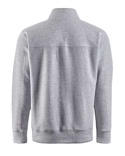 J. America 8708 Ripple Fleece Snap Sweatshirt - Oxford - HIT a Double