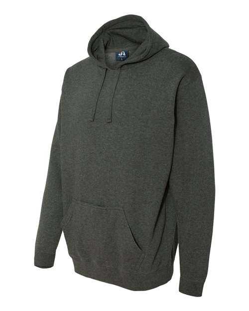 J. America 8815 Tailgate Hooded Sweatshirt - Charcoal Heather - HIT a Double