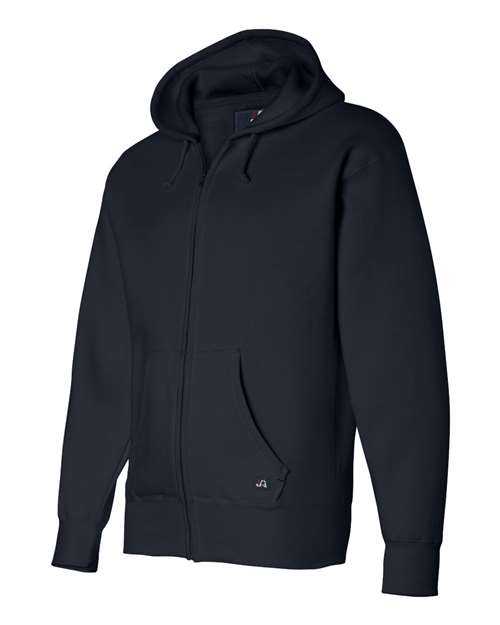 J. America 8821 Premium Full-Zip Hooded Sweatshirt - Navy - HIT a Double