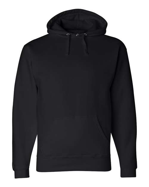 J. America 8824 Premium Hooded Sweatshirt - Black - HIT a Double
