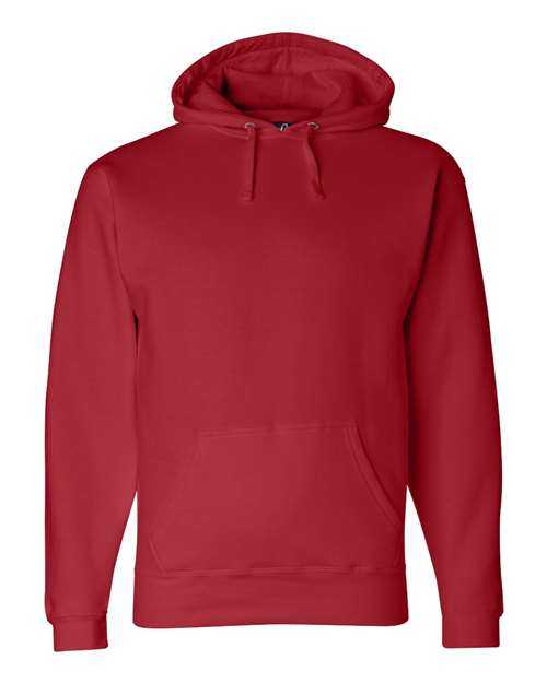 J. America 8824 Premium Hooded Sweatshirt - Red - HIT a Double