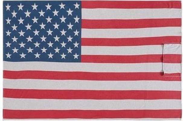 J. America 8852 Triblend Fleece Blanket - Stars &amp; Stripes Triblend - HIT a Double - 1
