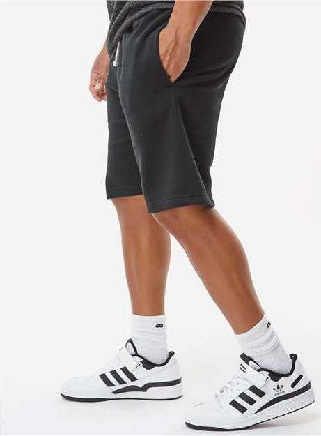 J. America 8855 Triblend Fleece Shorts - Black Solid - HIT a Double - 3