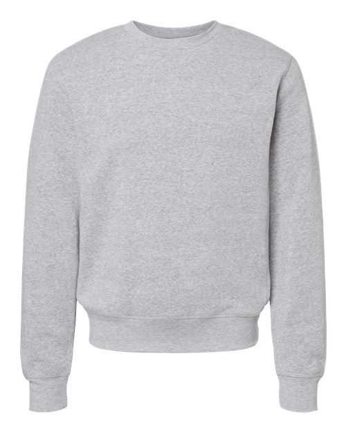 J. America 8870 Triblend Fleece Crewneck Sweatshirt - Grey Triblend - HIT a Double