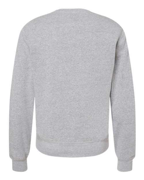 J. America 8870 Triblend Fleece Crewneck Sweatshirt - Grey Triblend - HIT a Double