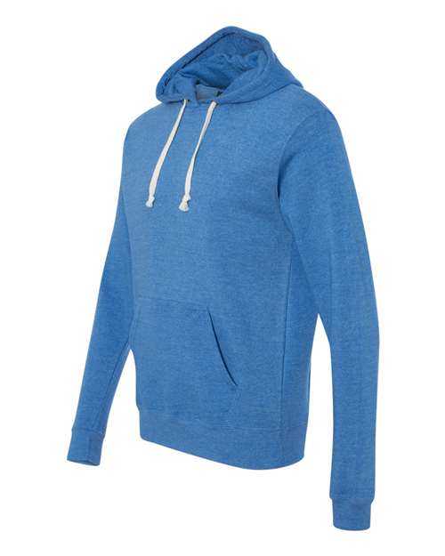 J. America 8871 Triblend Fleece Hooded Sweatshirt - Cool Royal Triblend - HIT a Double