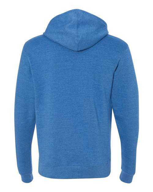 J. America 8871 Triblend Fleece Hooded Sweatshirt - Cool Royal Triblend - HIT a Double