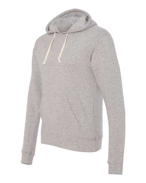 J. America 8871 Triblend Fleece Hooded Sweatshirt - Grey Triblend - HIT a Double