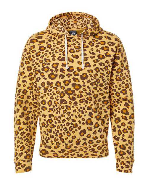 J. America 8871 Triblend Fleece Hooded Sweatshirt - Leopard Triblend - HIT a Double
