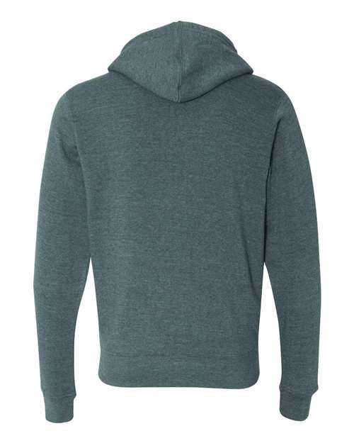 J. America 8872 Triblend Full-Zip Hooded Sweatshirt - Navy Triblend - HIT a Double