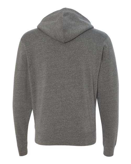 J. America 8872 Triblend Full-Zip Hooded Sweatshirt - Smoke Triblend - HIT a Double