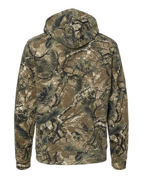 J. America 8879 Gaiter Fleece Hooded Sweatshirt - Outdoor Camo - HIT a Double