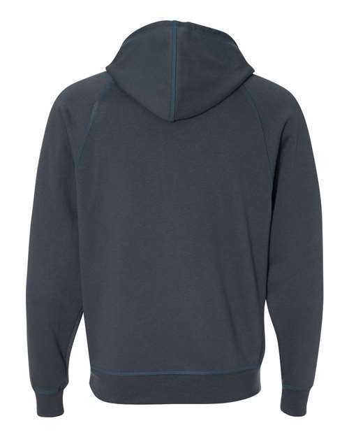 J. America 8883 Shadow Fleece Hooded Sweatshirt - Electric Blue - HIT a Double