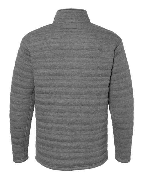 J. America 8895 Horizon Snap Pullover - Charcoal Heather - HIT a Double