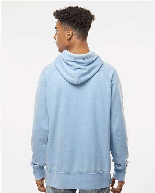 J. America 8915 Vintage Zen Fleece Hooded Sweatshirt - Chambray&quot; - &quot;HIT a Double