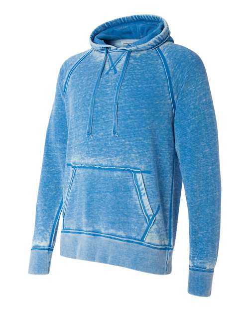 J. America 8915 Vintage Zen Fleece Hooded Sweatshirt - Royal - HIT a Double