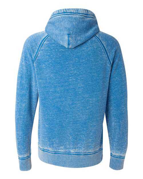 J. America 8915 Vintage Zen Fleece Hooded Sweatshirt - Royal - HIT a Double