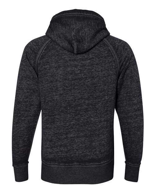 J. America 8915 Vintage Zen Fleece Hooded Sweatshirt - Twisted Black - HIT a Double