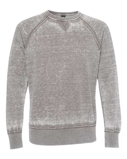 J. America 8920 Vintage Zen Fleece Crewneck Sweatshirt - Cement - HIT a Double