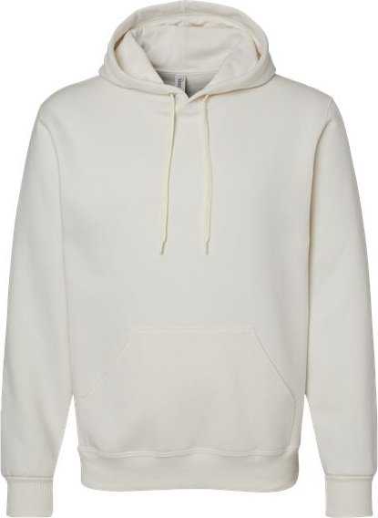 Jerzees 700MR Eco Premium Blend Ringspun Hooded Sweatshirt - Sweet Cream Heather - HIT a Double - 1