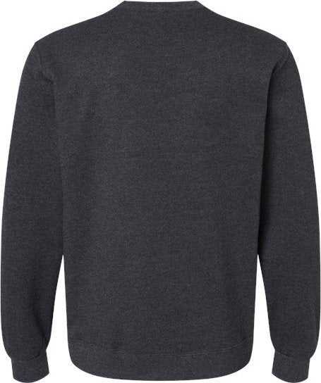 Jerzees 701MR Eco Premium Blend Ringspun Crewneck Sweatshirt - Black Ink Heather - HIT a Double - 2